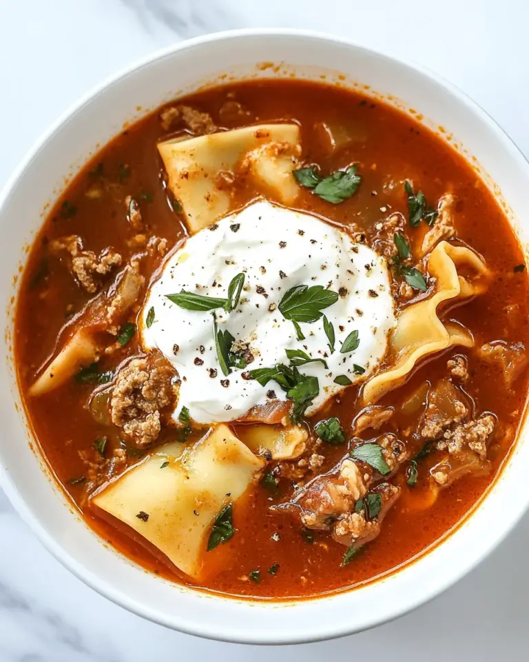 Homemade Lasagna Soup Recipe photo