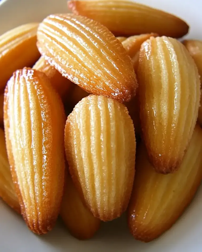 Homemade Lemon-Glazed Madeleine Recipe photo