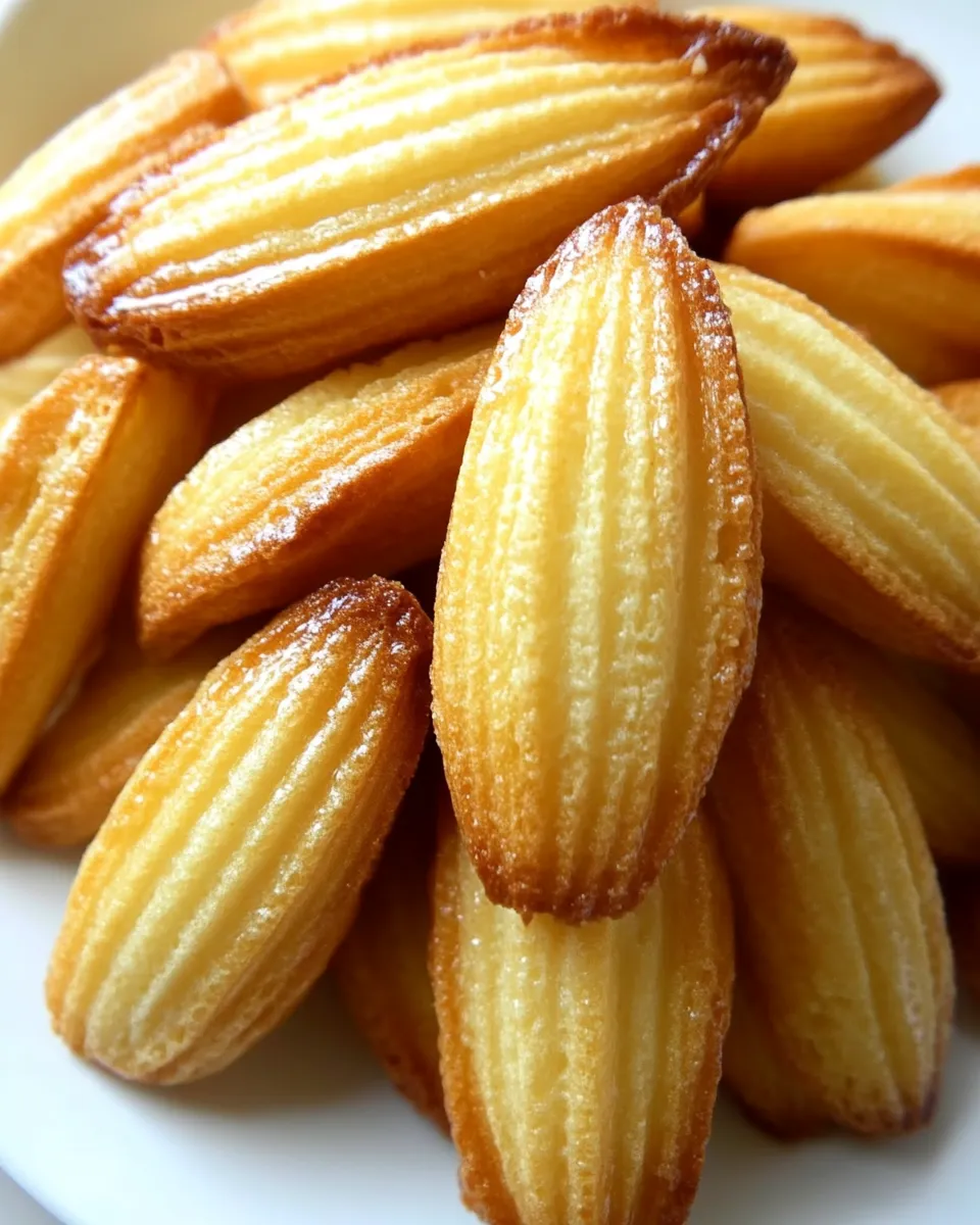 Easy Lemon-Glazed Madeleine Recipe shot