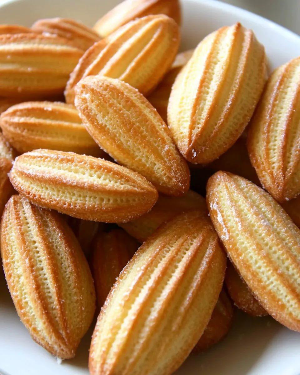 Delicious Lemon-Glazed Madeleine Recipe dish photo