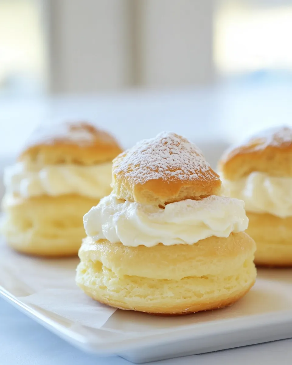 Classic Lemon Cream Puffs image