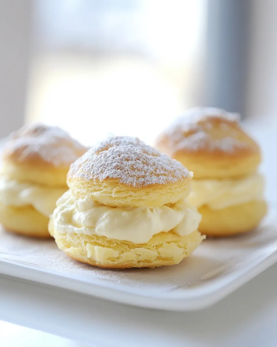 Easy Lemon Cream Puffs recipe photo
