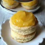 Homemade Lemon Curd With Buttermilk Biscuits recipe photo
