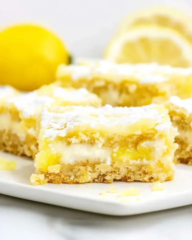 Homemade Lemon Gooey Bars photo