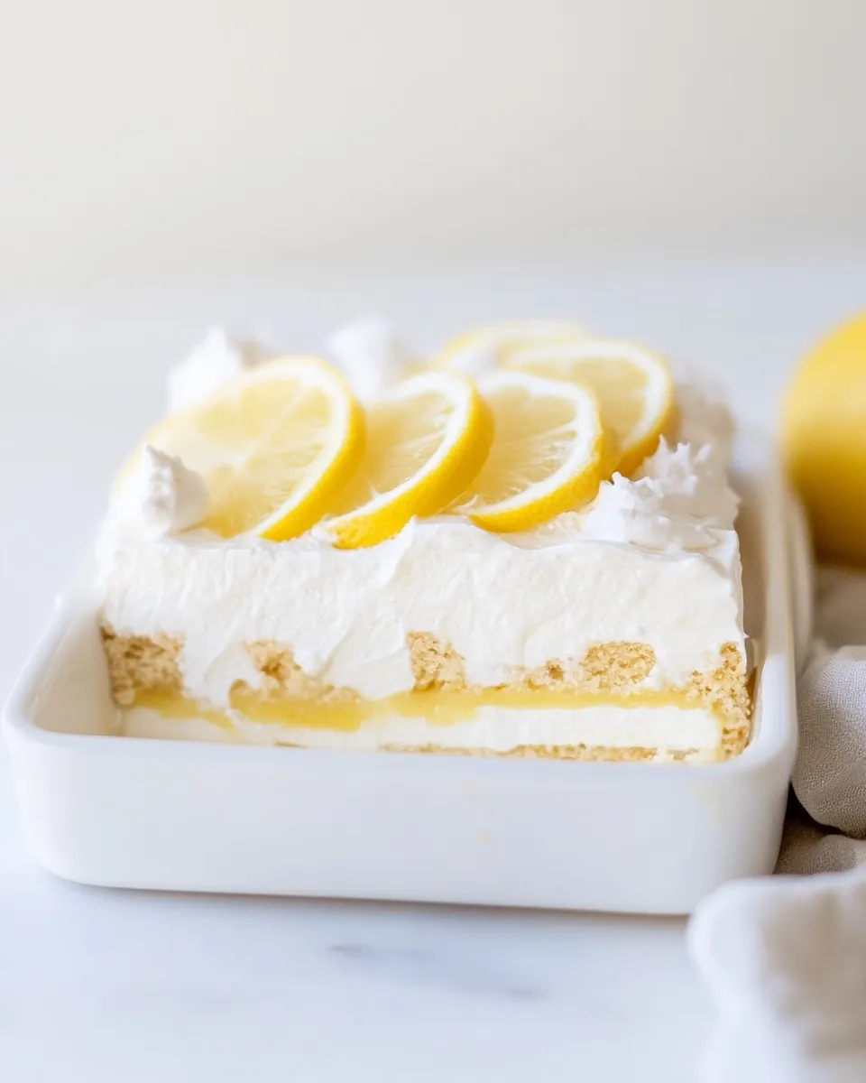 Delicious Lemon Lush Dessert shot