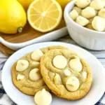 Homemade Lemon White Chocolate Chip Cookies photo