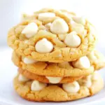 Homemade Lemon White Chocolate Chip Cookies Recipe photo