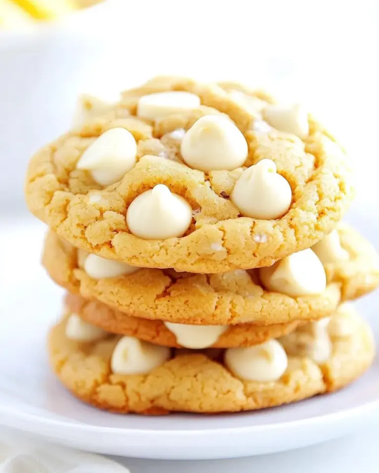Homemade Lemon White Chocolate Chip Cookies Recipe photo