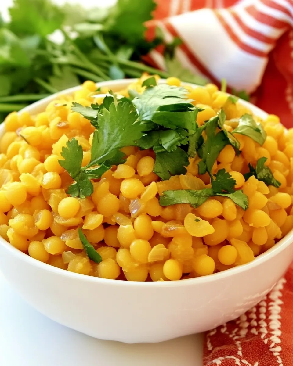 Easy Lemony Yellow Split Pea Recipe image