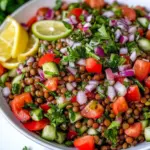 Homemade Lentil Tabbouleh photo