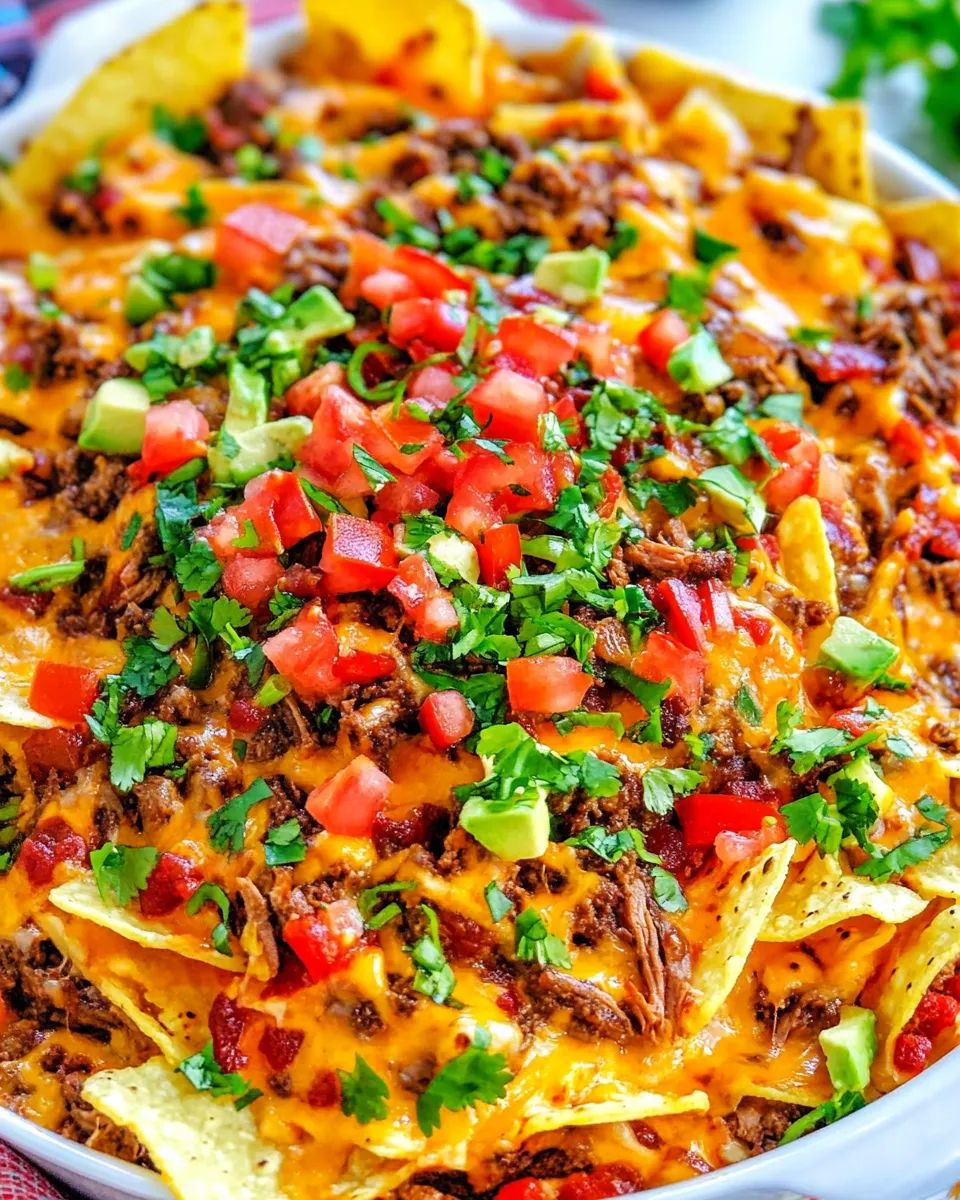 Classic Loaded Beef Skillet Nachos image