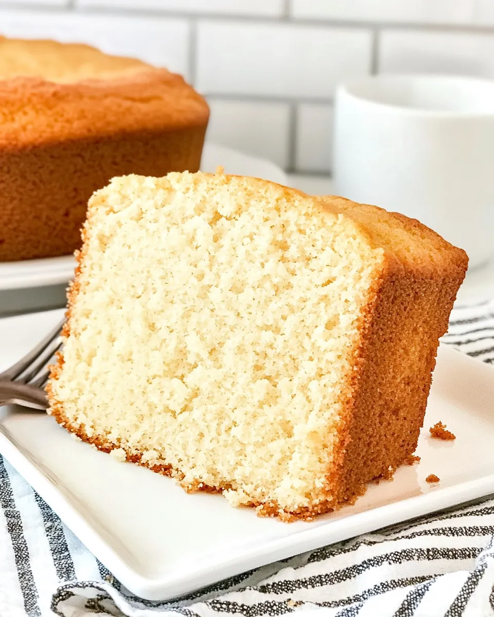 Easy Lulus Classic Pound Cake recipe photo