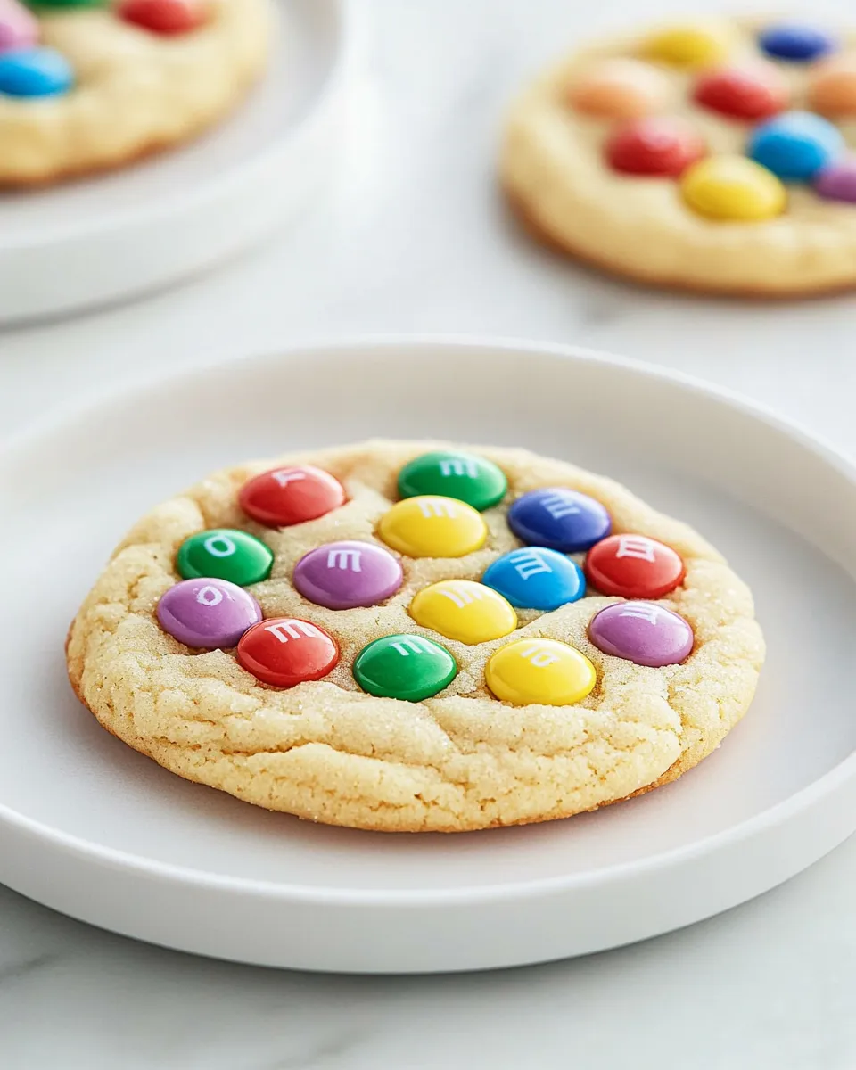 Homemade M&M Sugar Cookies photo