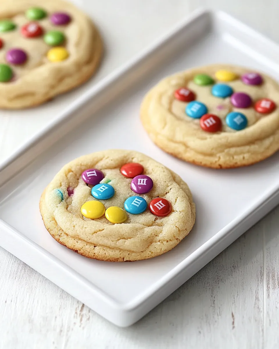 Classic M&M Sugar Cookies image