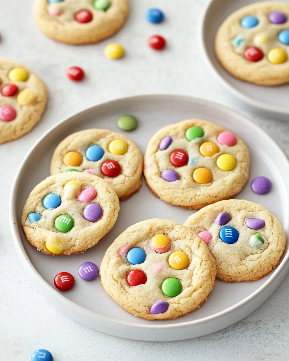 Easy M&M Sugar Cookies recipe photo