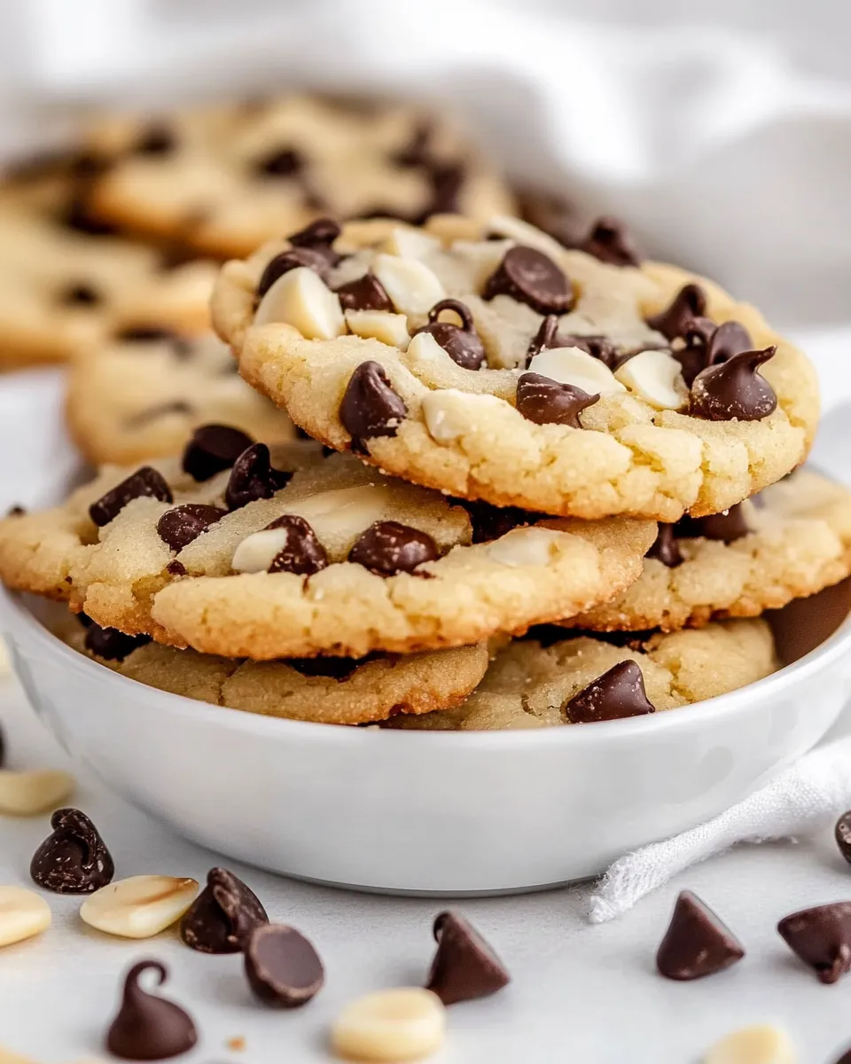 Homemade Macadamia Chocolate Chip Shortbread Cookies recipe photo