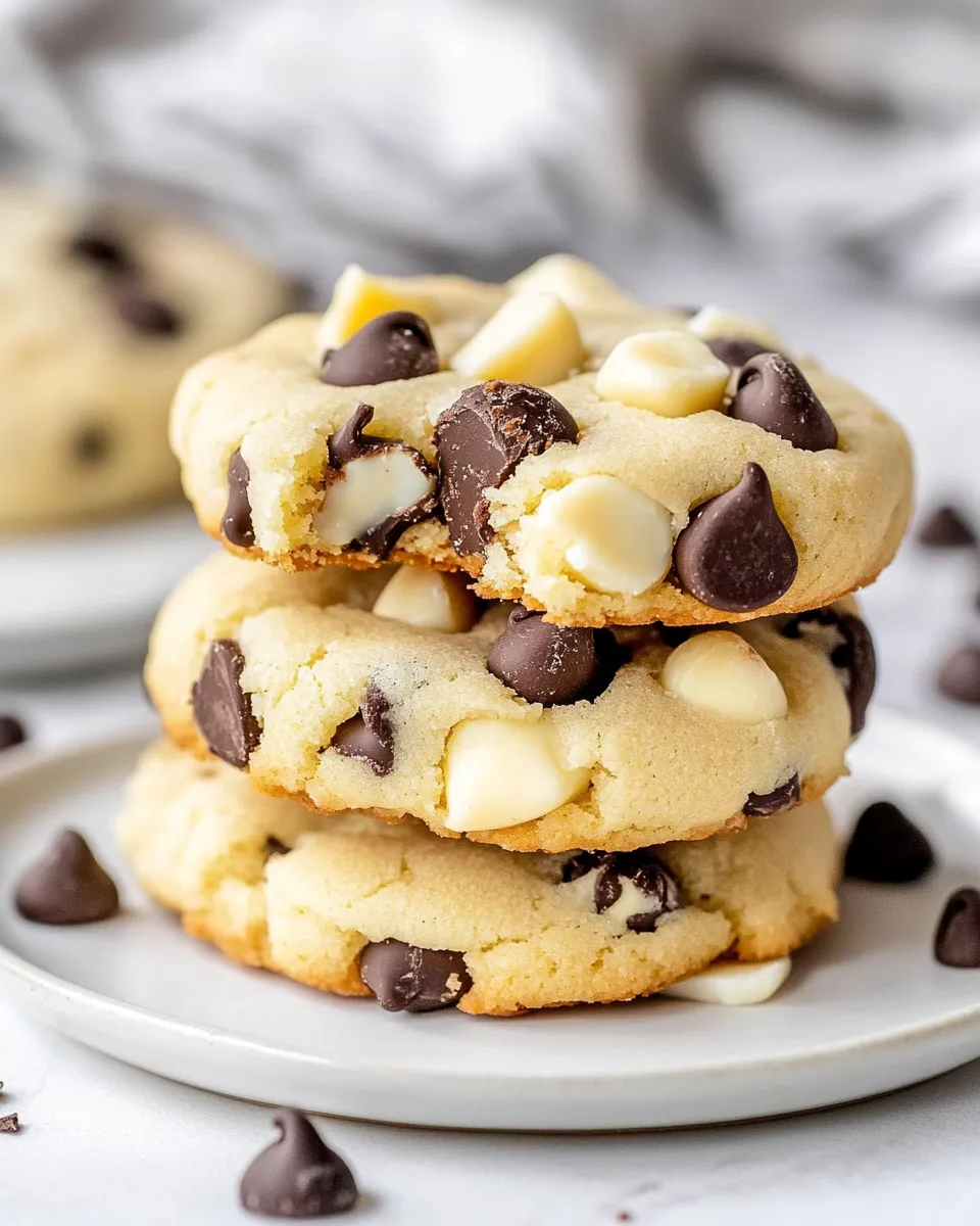 Easy Macadamia Chocolate Chip Shortbread Cookies food shot