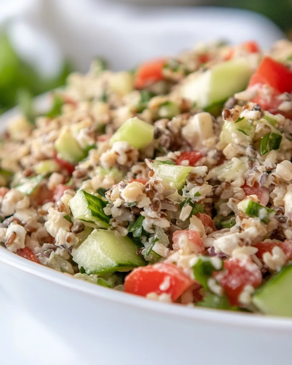 Easy Macro Friendly Grain Salad recipe photo