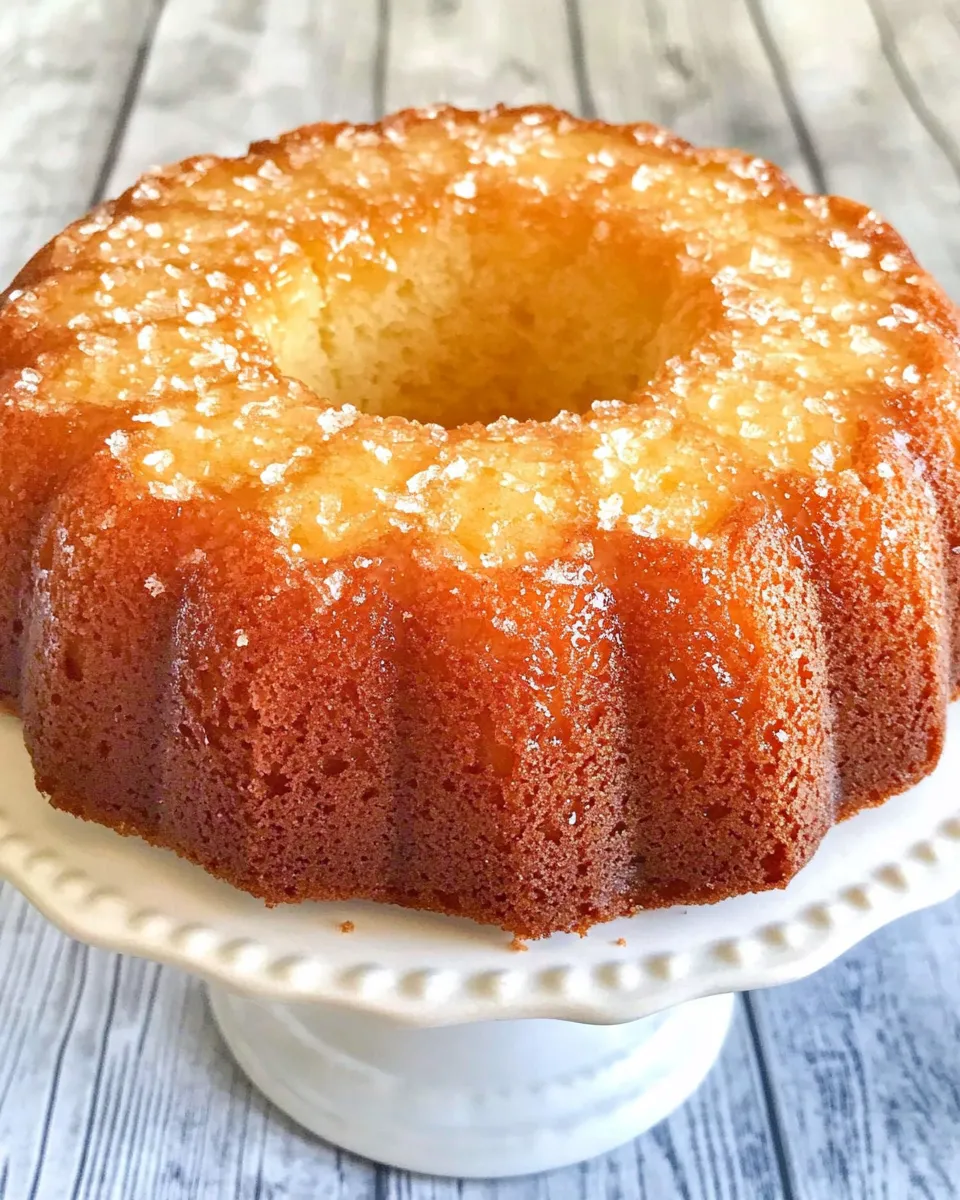 Classic Mamas 7up Pound Cake image