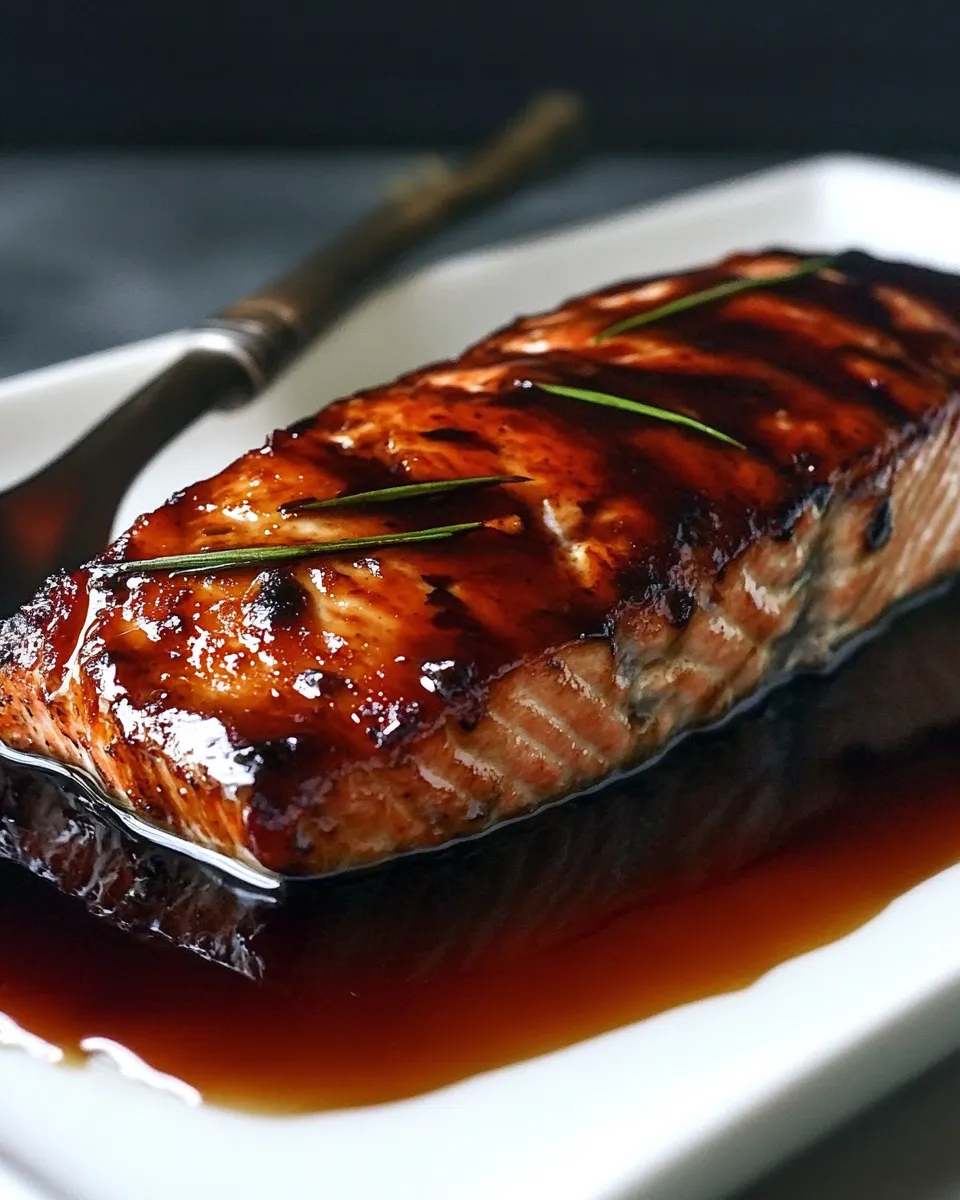 Homemade Maple Soy Glazed Salmon photo