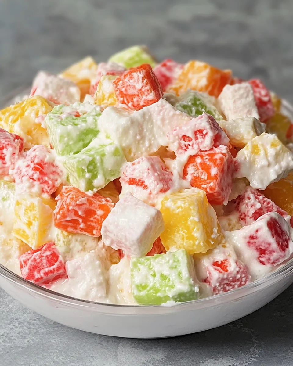 Easy Marshmallow Fruit Salad (Ambrosia Salad) dish photo