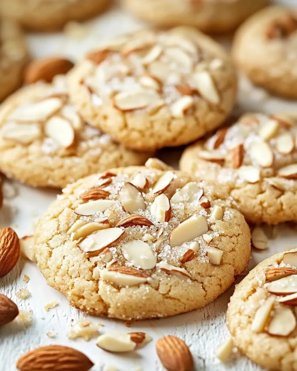 Easy Marzipan-Stuffed Almond Sugar Cookies recipe photo