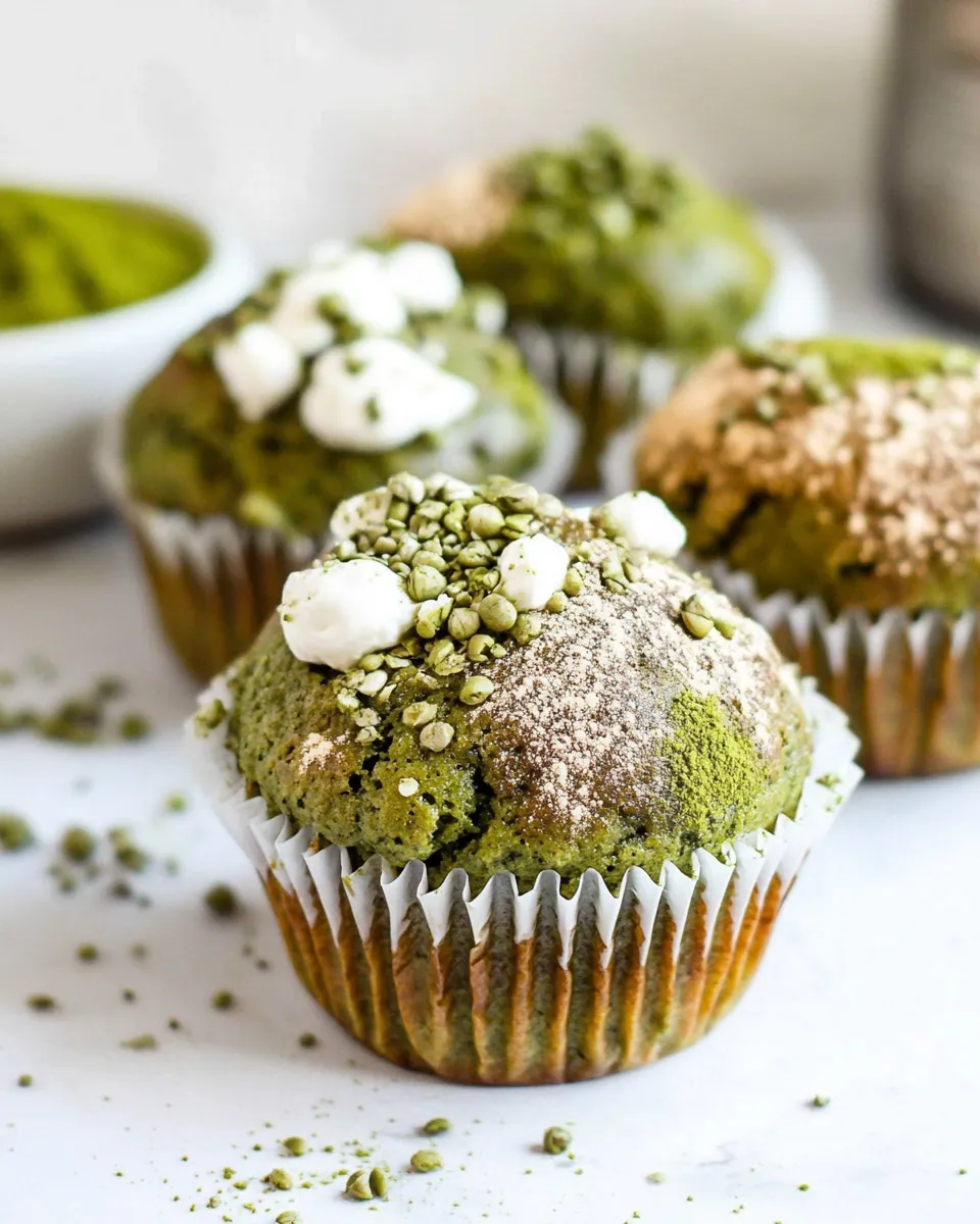 Homemade Matcha Muffins photo