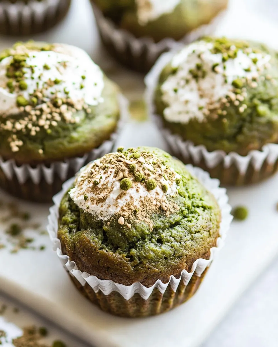 Easy Matcha Muffins recipe photo