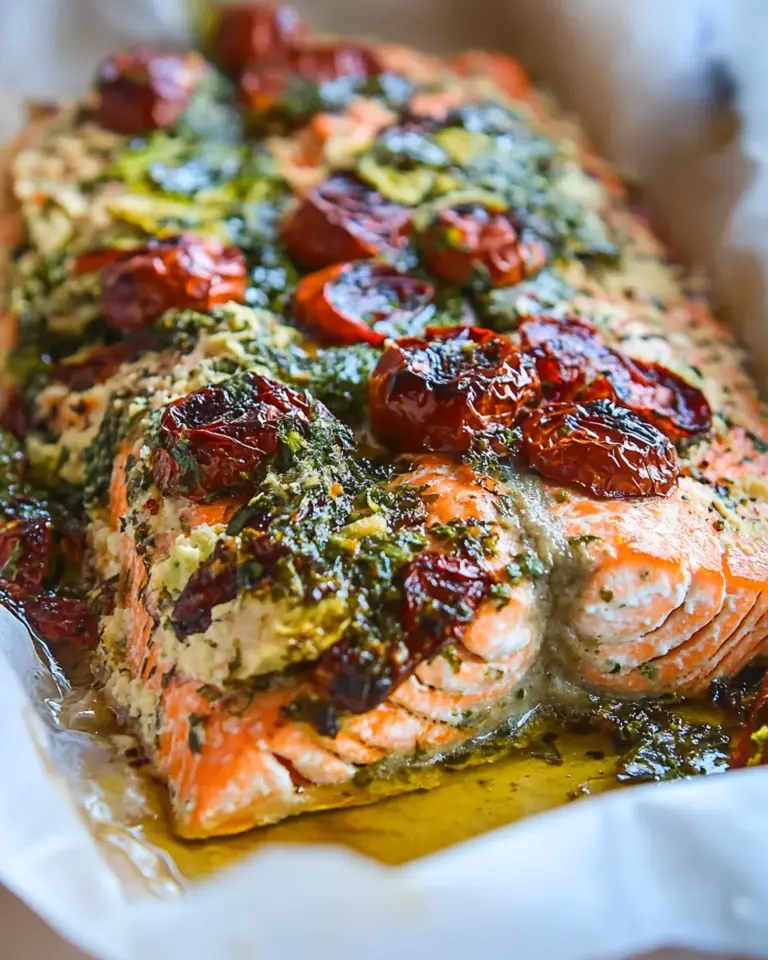 Easy Mediterranean Salmon in Parchment Paper photo