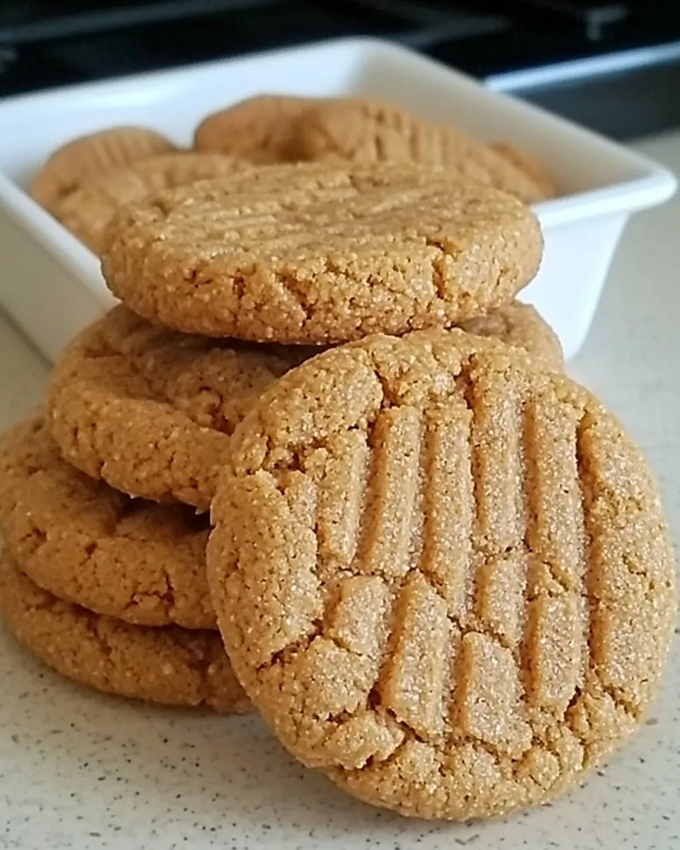 Homemade Mega Healthy Peanut Butter Cookies photo