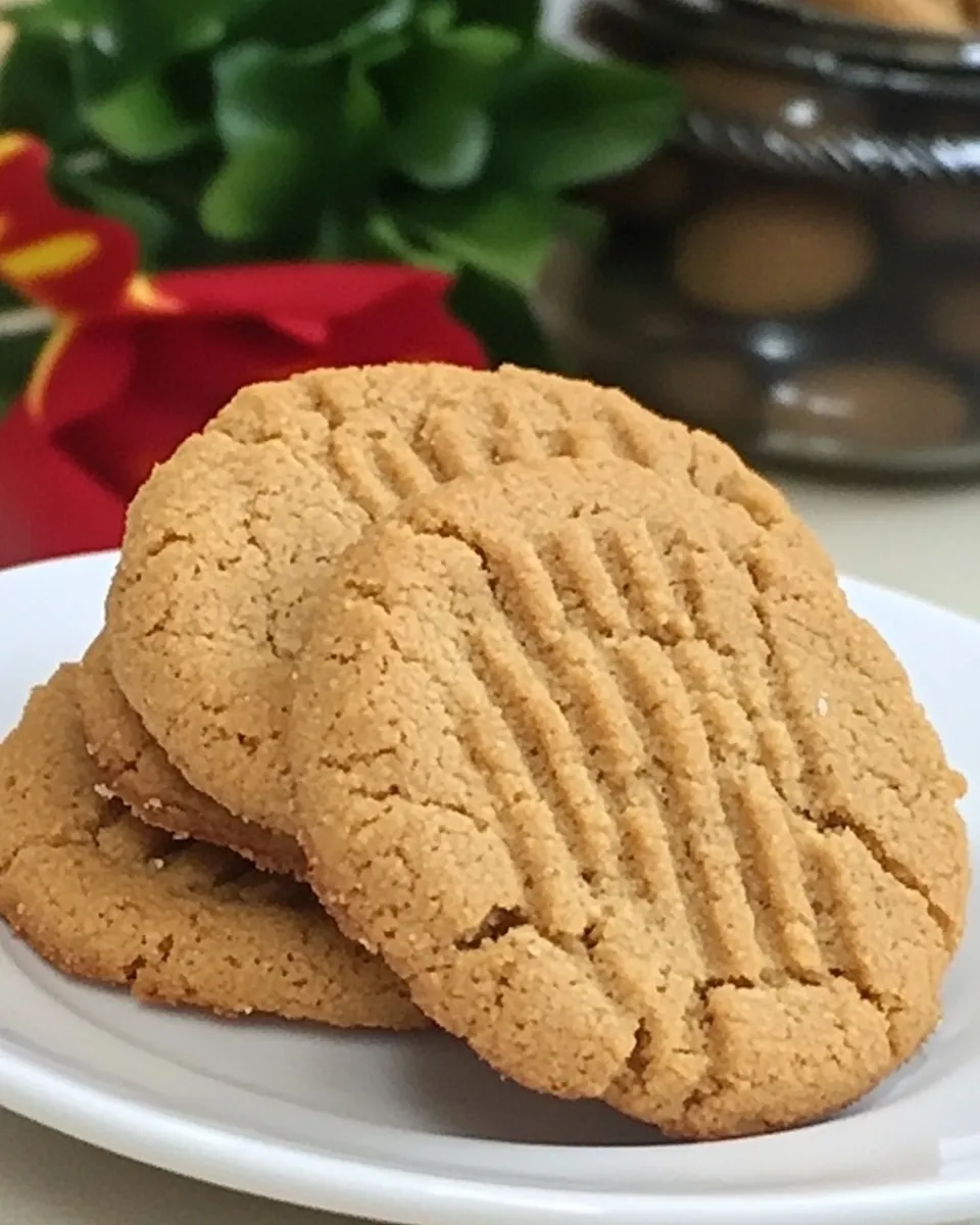 Classic Mega Healthy Peanut Butter Cookies image
