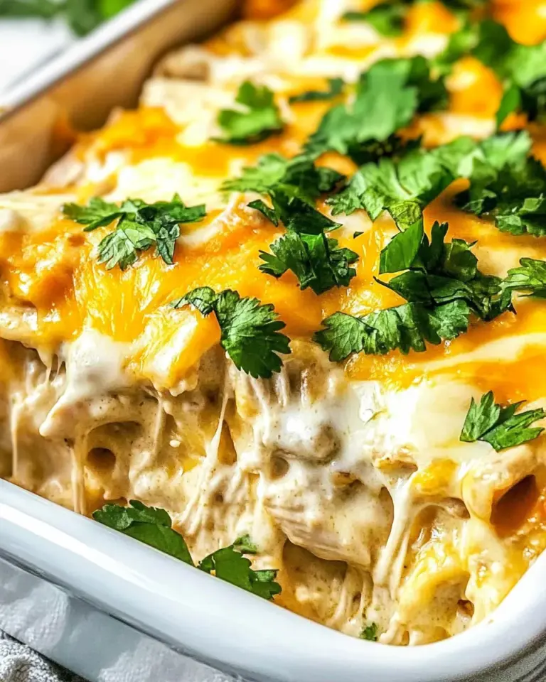 Homemade Mexican Chicken Alfredo Casserole photo