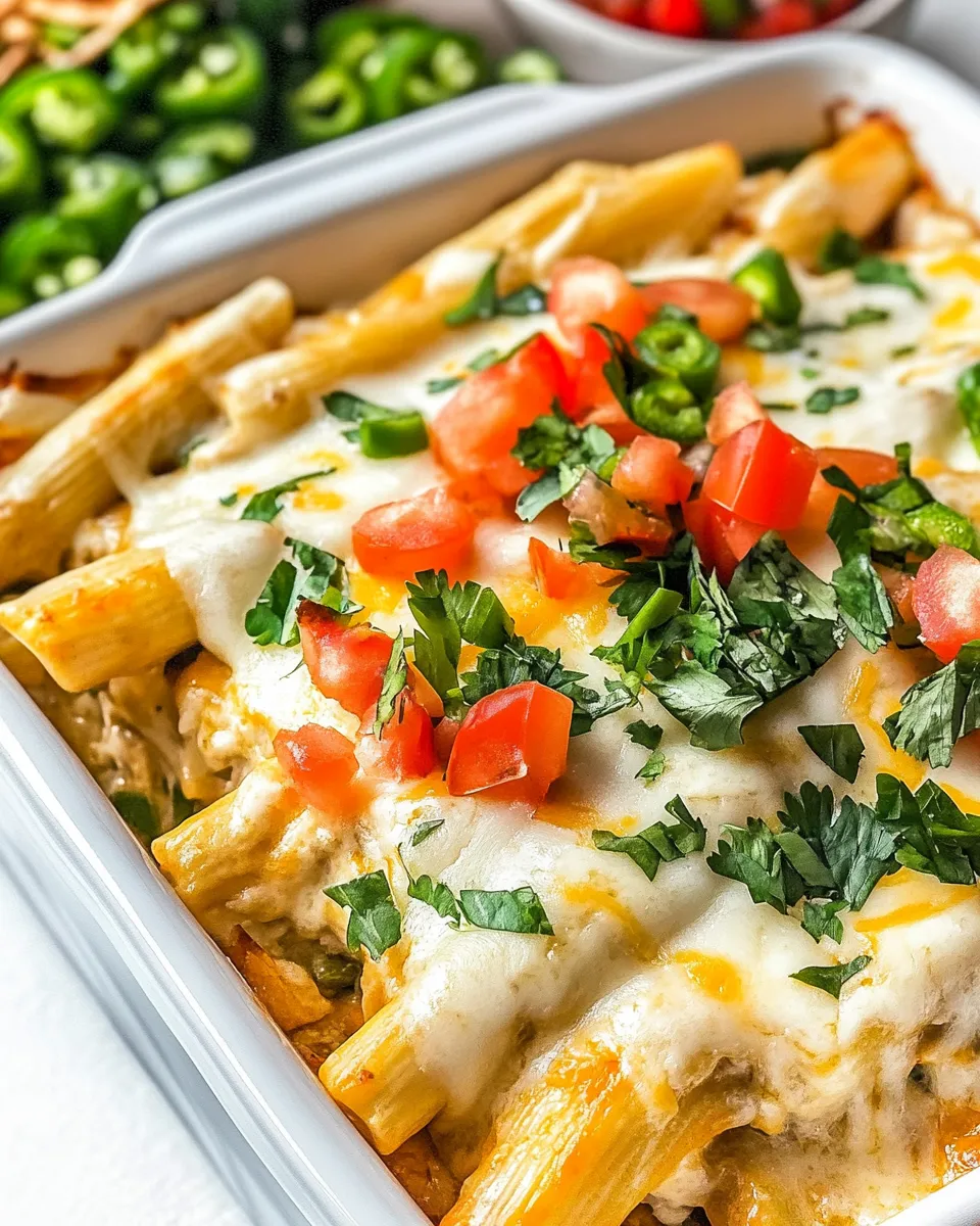 Easy Mexican Chicken Alfredo Casserole recipe photo