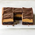 Homemade Milk Chocolate & Peanut Butter Ganache Brownies photo