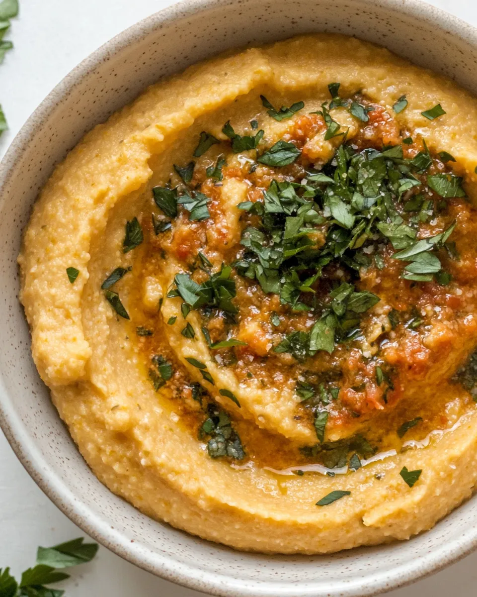 Homemade Millet Polenta with Romesco photo
