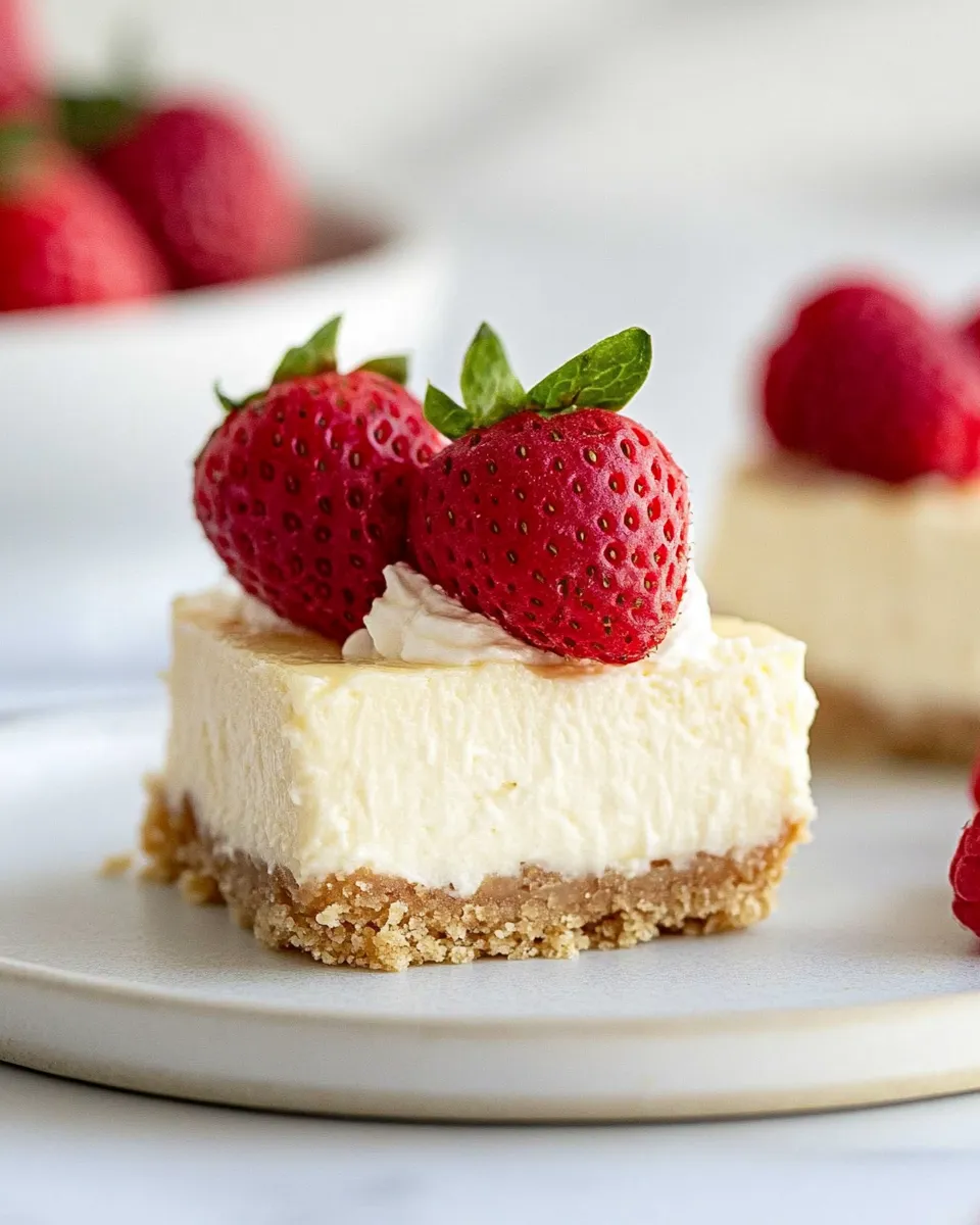 Delicious Mini Cheesecake Recipe dish photo