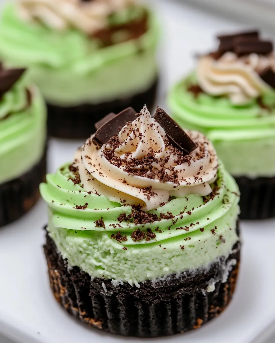 Classic Mini Mint Cheesecake image