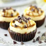 Homemade Mini No Bake Chocolate Peanut Butter Cheesecakes photo