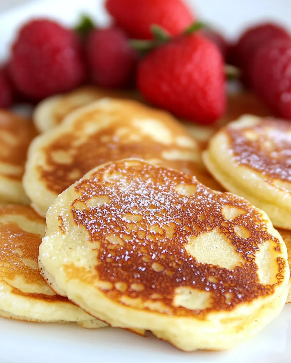 Homemade Mini Pancakes or Silver Dollars photo