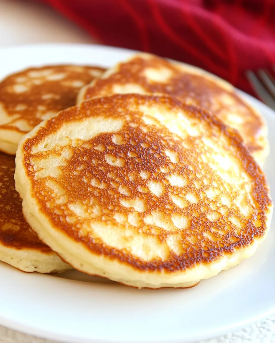 Delicious Mini Pancakes or Silver Dollars shot