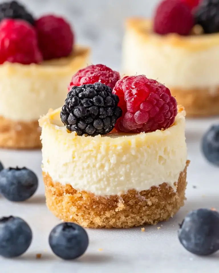 Homemade Mini Ricotta Cheesecakes photo