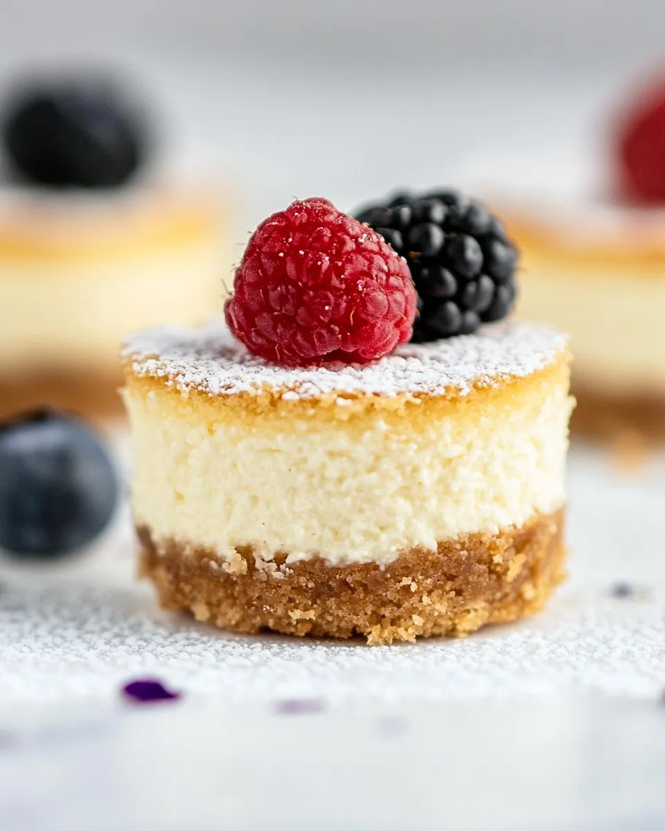 Classic Mini Ricotta Cheesecakes image