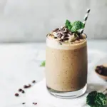 Homemade Mint Chip Espresso Shake photo