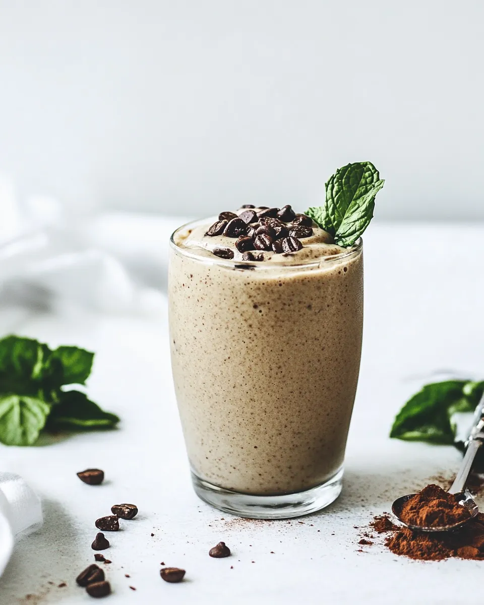 Delicious Mint Chip Espresso Shake image