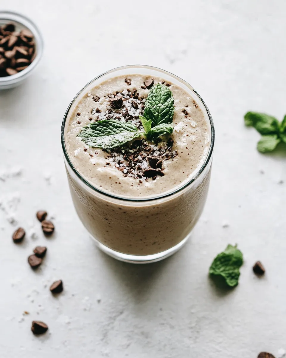Easy Mint Chip Espresso Shake recipe photo
