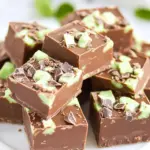 Homemade Mint Chocolate Fudge photo
