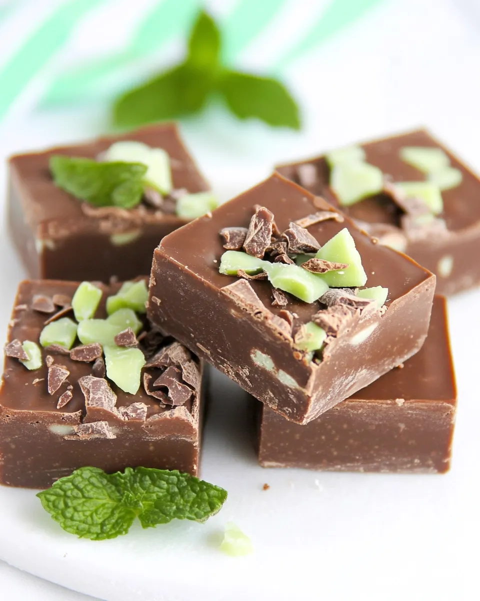 Classic Mint Chocolate Fudge image