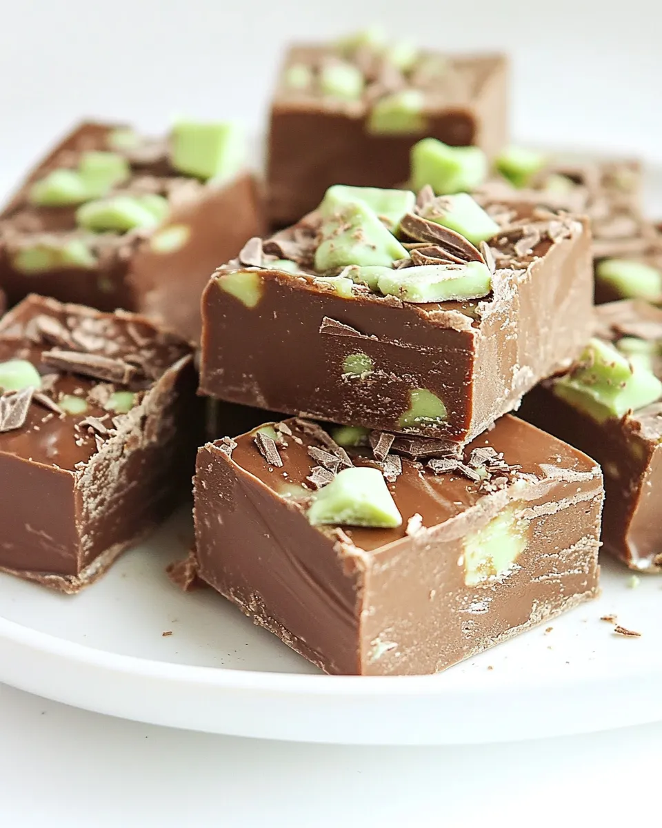 Delicious Mint Chocolate Fudge shot