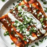 Homemade Mole Enchiladas recipe photo
