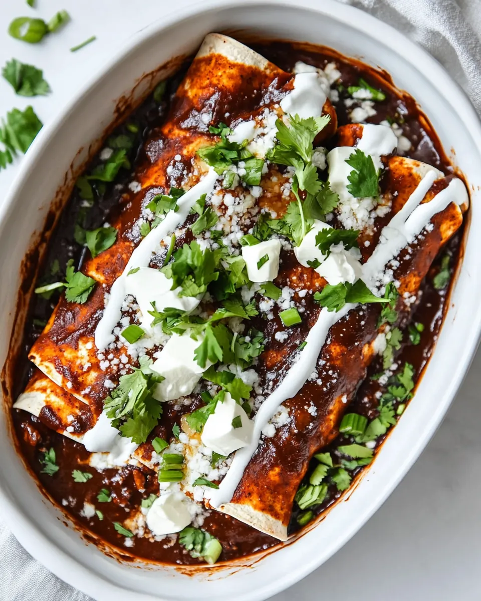 Delicious Mole Enchiladas image